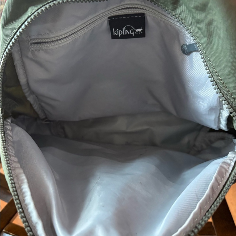 Kipling Green Backpack Canvas Everyday - image 7